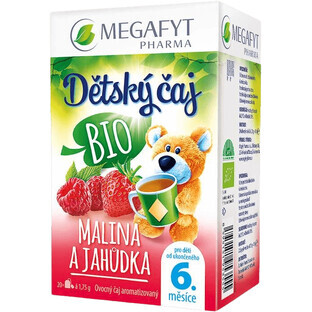 Megafyt Organic Raspberry and Strawberry Children's Tea 20 x 1.75 g