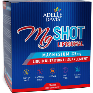 Adelle Davis MgSHOT Lipozomal 20 fiole