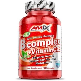 Amix B-Complex + vitamine C 90 gélules