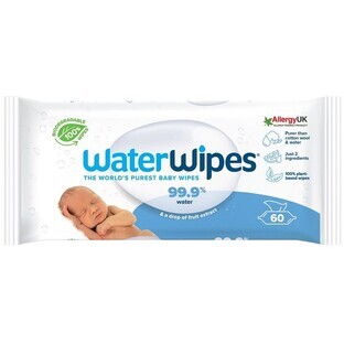 Toallitas de agua 100% BIO degradables, 1 x 60 uds.