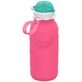 Squeasy Gear Bottiglia in silicone rosa 480 ml