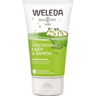 Weleda 2 en 1 crème de douche et shampooing Merry Lime 150 ml