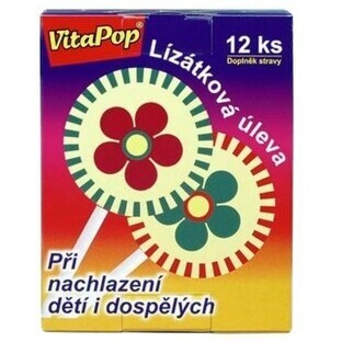 VitaPop Piruleta para resfriados en niños y adultos 12 unidades
