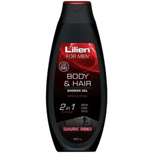 Lilien Dusch-Shampoo für Männer Dark Red 400 ml
