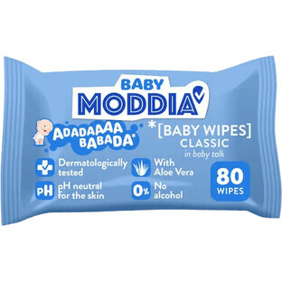 Moddia Baby Toallitas húmedas Classic 80 pcs