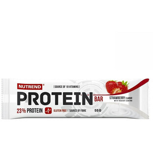 Barre protéinée Nutrend Fraise 55 g