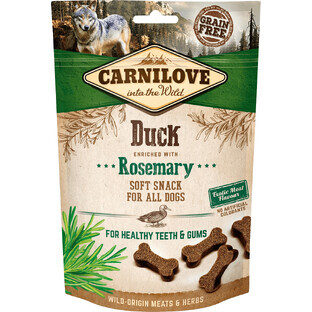 Carnilove Hond Semi Vochtige Snack Eend verrijkt met rozemarijn 200 g