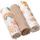 BabyOno Superweiche Musselinwindeln - beige 3 Stück