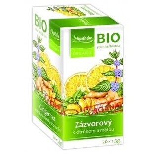 Apotheke Bio Selection Ginger tea with lemon and mint 20 x 1.5 g