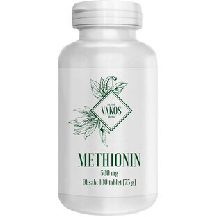 Vakos Methionine 500 mg 100 tablets