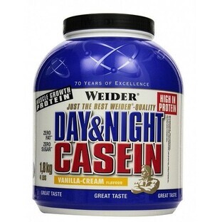 Weider Protein 100% caséine - crème vanille 1800 g
