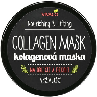 Vivaco Mascarilla de colágeno para rostro y escote 100 ml