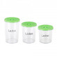 Lauben Vacuum seal boxes 3GT set of three vacuum seal boxes 3 pcs