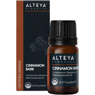 Alteya Organics Huile d'écorce de cannelle de Ceylan 100% bio 5 ml