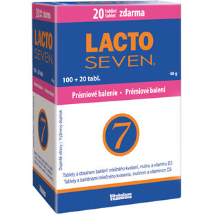 Vitabalans LACTOSEVEN, 120 comprimés