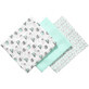 BabyOno Pañales de bambú menta 3 piezas