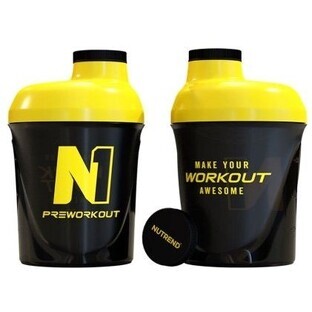 Nutrend Shaker negru N1 300 ml