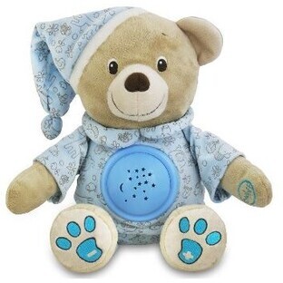 Baby Mix Blauwe teddybeer met spotlight