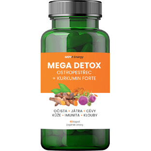 MOVit Energy Mega Detox Distel + Curcumin FORTE 60 Kapseln