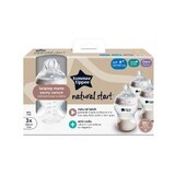 Bottle PP with self sterilization Natural Start, 0 months+, 260 ml, 3 pcs, Tommee Tippee