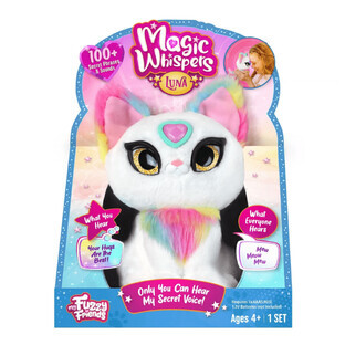 Magic Whispers chat interactif en peluche Magic Whispers, 4 ans et +, Luna, Sky Rocket