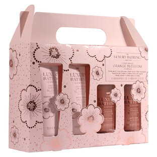 Set di fiori d'arancio e vaniglia Glamorous Glow Cadou, Il bagno di lusso