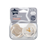 Orthodontische fopspenen Anytime, 6-18 maanden, 2 stuks, Konijnen, Tommee Tippee