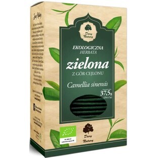 Ceylon biologische vaste groene thee 25x1,5g Geschenken uit de natuur