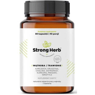 Liver and Digestion 80 capsules Strong Hemp