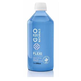 SILICA FLEXI - Siliciu 100 mg + mangan 1,8 mg + bor 3 mg x 500 ml Geosilica Geonaturals