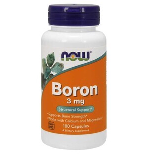 NOW Foods Boron 3 mg - 100 capsules