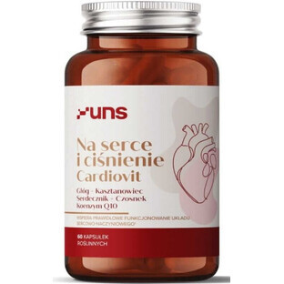 Pour le cœur et la tension artérielle Cardiovit 60 gélules UNS