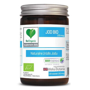 BeOrganic Iode Bio 150 mcg 100 comprimés