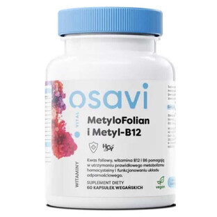 Osavi Metilfolato e Metil-B12 60 capsule piccole