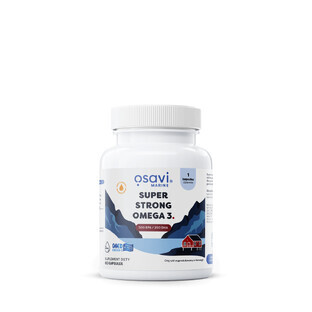 Oméga 3 super fort 500 EPA/250 DHA - 60 gélules - OSAVI