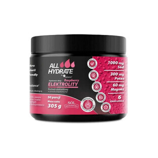 Himbeere Elektrolyte 305g ALLHydrate