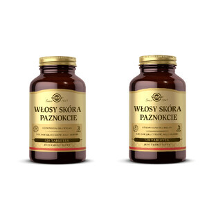 Solgar Hair, Skin, Nails, 2 x 120 tablets