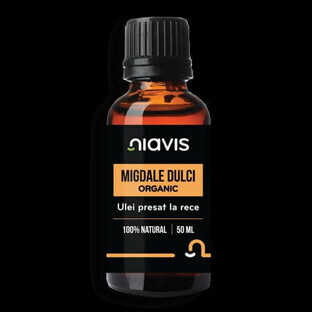 Olio di mandorle dolci biologico, 50 ml, Niavis