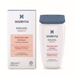 Shampoo against hair loss Seskavel Growth, 250 ml, Sesderma