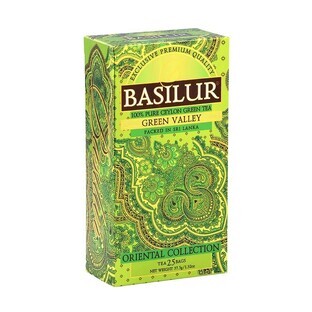 Grüner Tal-Tee, 25 Beutel, Basilur