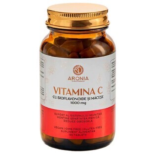 Vitamin C with Bioflavonoids and Macese, 1000 mg, 60 tablets, Aronia Charlottenburg