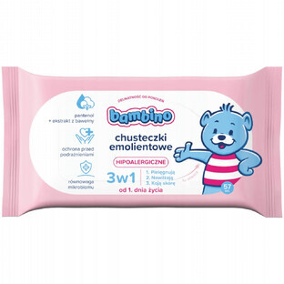 Bambino verzachtende doekjes 3in1, 57 stuks