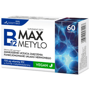 B12 Max Methyl, 60 unități