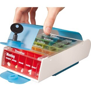 Anabox, weekly lockable medicine box