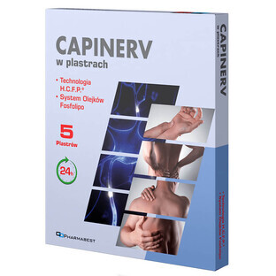 Capinerv, pleisterwerk, 5 stuks