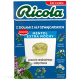 Ricola Menthol, Swiss herbal candies, sugar-free, 27.5 g