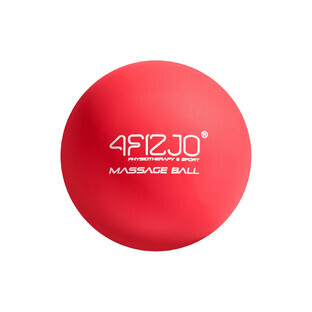 4Fizjo Balle de massage Lacrosse, rouge, 1 pièce