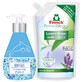 Frosch set, liquid soap, sea minerals, 300 ml + liquid soap, lavender, stock, 500 ml