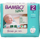 Bambo Nature, wegwerpluiers, maat 2, Mini, 3-6 kg, 30 stuks