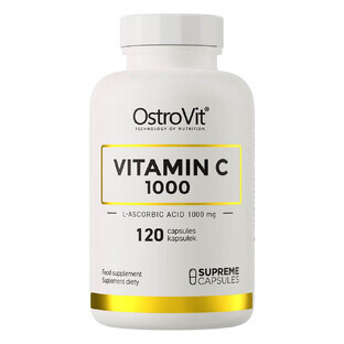 OstroVit Vitamina C 1000 mg, 120 cápsulas